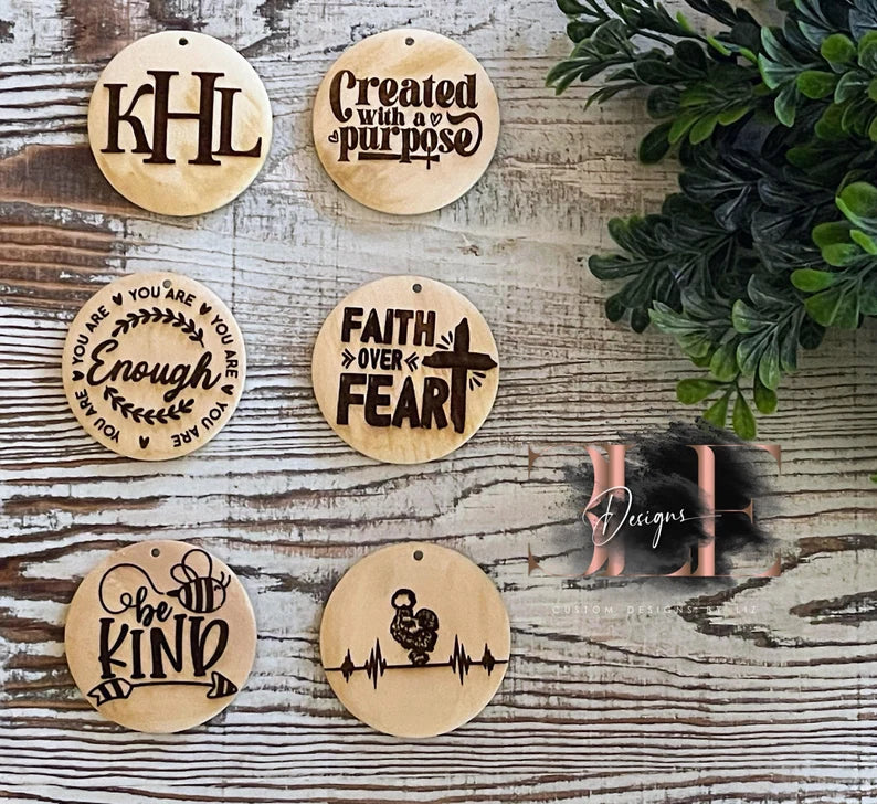 Personalized Wristlets, Keychain, Wood Disc, Silicone Beads, Gift, Mother, Daughter, Bangle, Wallet, Gift For Her, Leopard, Cow, Beach