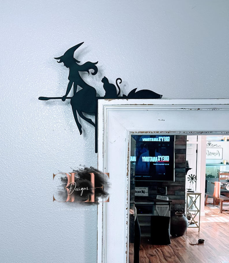 Halloween Door Trim Wood Decor, Picture Frame Decor, Halloween Door Decorations, Decorations For Doors For Halloween, Door Trim Halloween