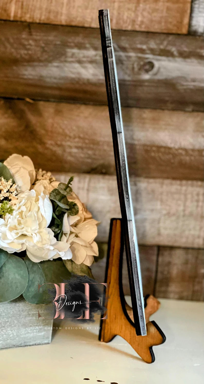 Wooden Floral Pumpkin Decor Farm Decor, Fall Decorations, Wooden Pumpkin with Easel, Wooden Decor For Fall, Fall Wedding Decorations
