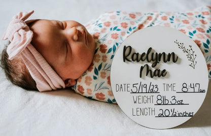 Personalized Baby Name Birth Stats,Wood Sign Baby Name Announcement Custom Baby Name Sign, Newborn Wooden Sign, Baby Shower Gift Ideas