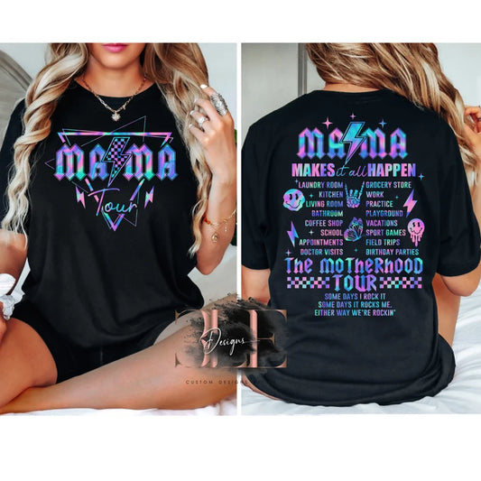Mama Tour T-shirt, Cute Shirt For Mom, Gift Idea For Friend, Gift For Mom, Mothers Day Gift Idea, Mama Graphic Tee, Funny Shirt,
