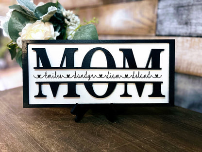 Personalized Mom Wooden Sign, Mama Wooden Sign, Children’s Names, Mother’s Day gift, Gift for Mother’s Day, Gift for Her, Gift Ideas For Mom