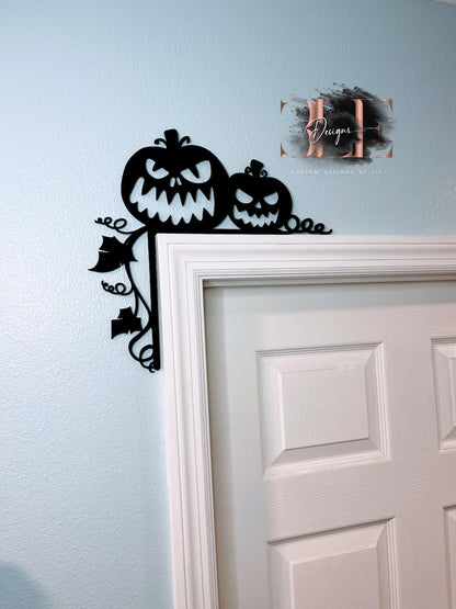 Halloween Door Trim Wood Decor, Picture Frame Decor, Halloween Door Decorations, Decorations For Doors For Halloween, Door Trim Halloween