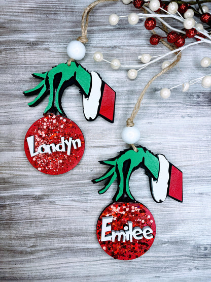 Personalized Christmas Ornament, Personalized Ornament, Custom Ornament, Christmas in July, Custom Stocking Tag