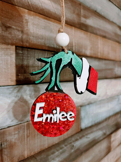 Personalized Christmas Ornament, Personalized Ornament, Custom Ornament, Christmas in July, Custom Stocking Tag