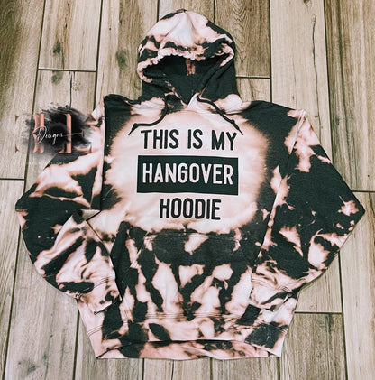 This Is My Hangover Hoodie, Custom Adult Hoodie, Alcohol Humor, Funny Sayings, Funny Hoodie, Bachelorette Party Gift, Bridal Shower Gift